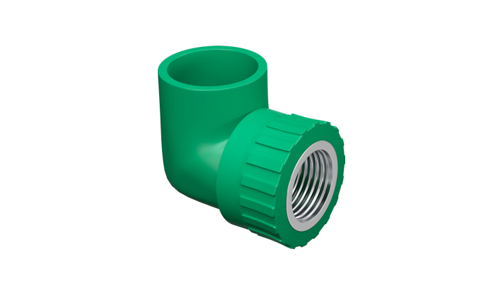 Joelho 90° *F/F c/ Inserto Metálico PPR