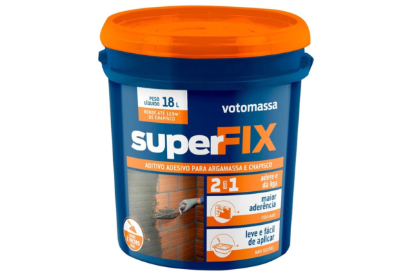 Superfix aditivo de aderência para chapisco 18l Votoran