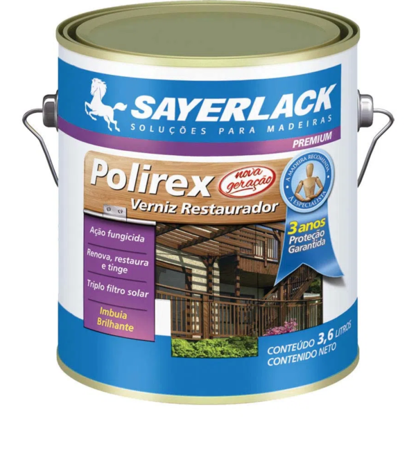 Verniz Restaurador Sayerlack Polirex Mogno 3,6 Litros