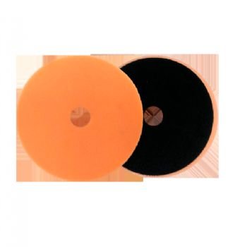 Boina para Polimento Roto com Velcro 6" Laranja Compel