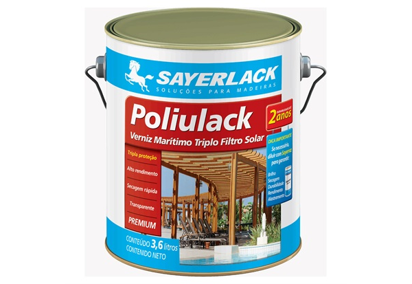 Verniz Acetinado Poliulack Incolor 3,6 Litros Sayerlack
