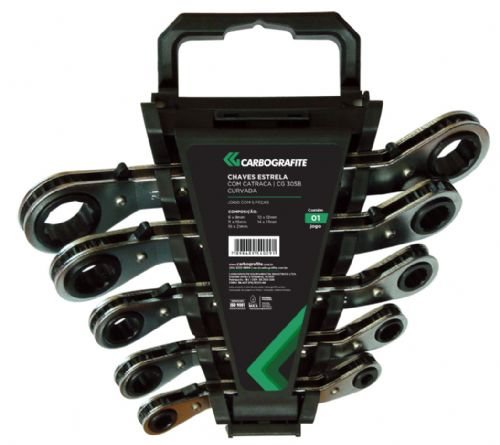 Chaves Estrela com Catraca CG305B Curvada