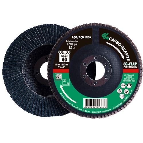 Disco CG-Flap | Fibra Cônico Zircônio Profissional